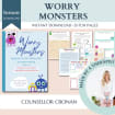 90% off kids anxiety toolbox bundle, therapy bundle, calm down strategies, anxiety techniques, grounding strategies, anxiety worksheets, SEL +10 Ebooks